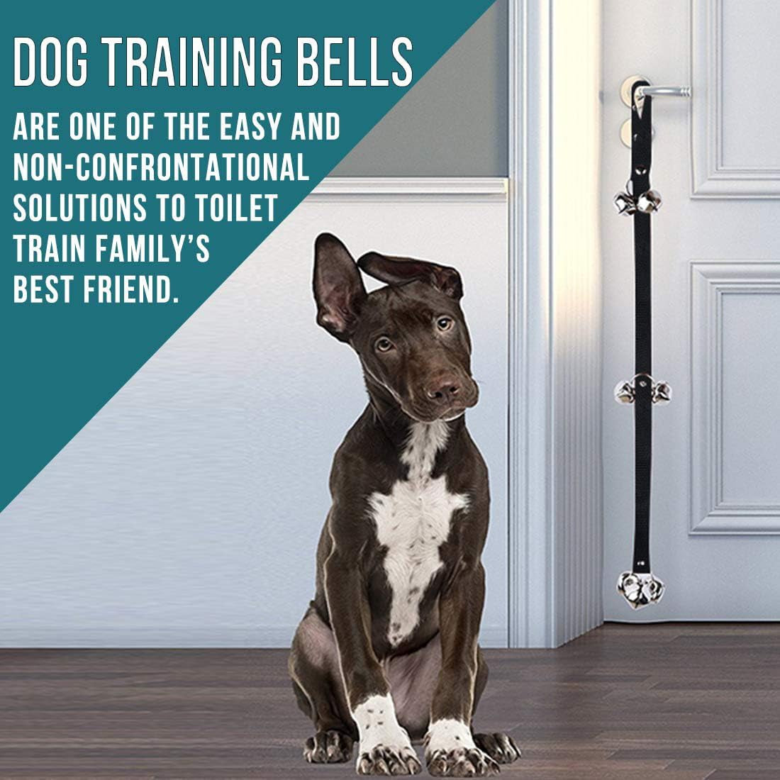 Premium Quality Dog Doorbells for Potty Training - Adjustable Loud 1.4" Extra Large Bells for Easy Puppy Training