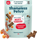 Bacon Me Crazy Soft & Chewy Dog Treats - Grain-Free Meaty Tenders with Real Bacon for All Dog Sizes, 8oz