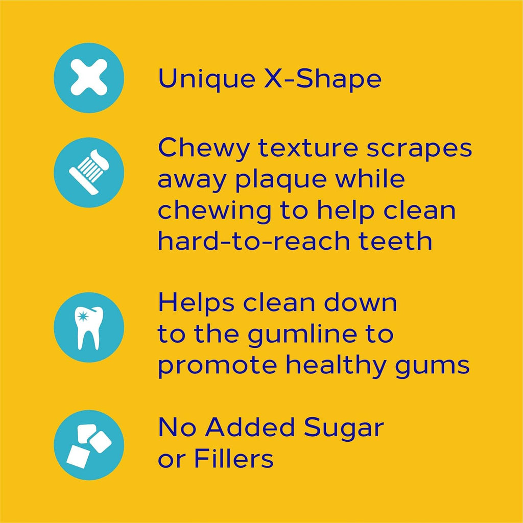 Pedigree DENTASTIX Original Flavor Dental Treats for Small to Medium Dogs, 5.57 Oz Pack, Set of 7 (70 Total Treats)