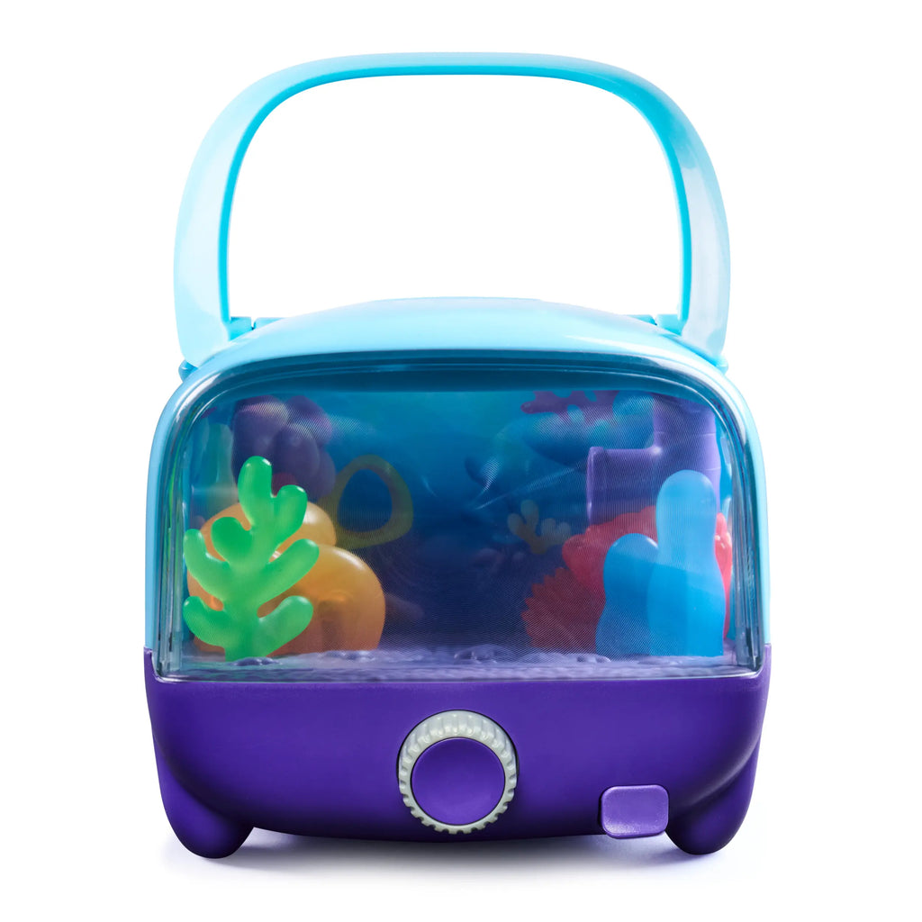 BITZEE Interactive Digital Aquarium Pet Tank with 30 Virtual Fish, Large Display, LED Lights, Touch-Responsive Electronic Pets, Ideal Birthday Gift for Children Ages 5 and Up