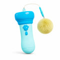 Electric Interactive Cat Teaser Wand with Fluffy Pom Balls for Indoor Cats and Kittens