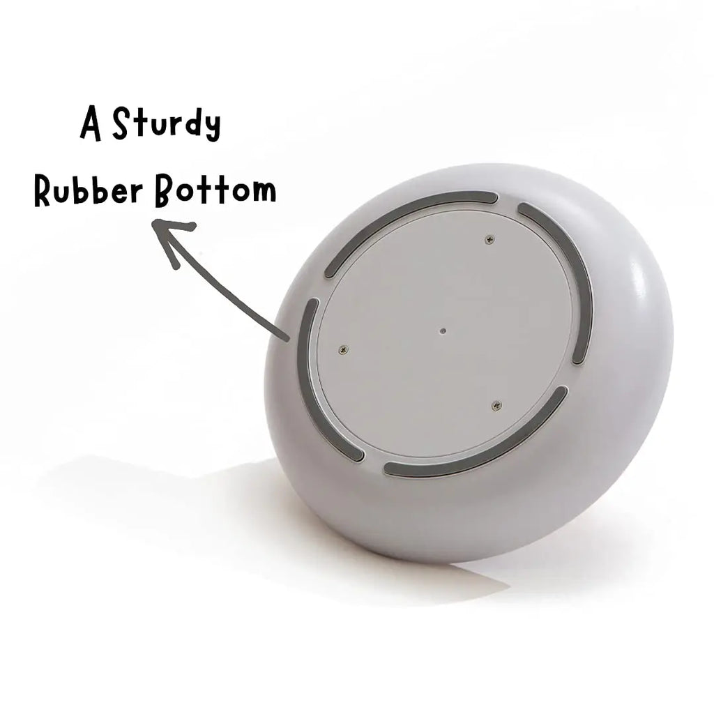 UFO Interactive Push Button Food Dispensing Bowl for Dogs and Puppies - Engaging Slow Feeding Puzzle Feeder