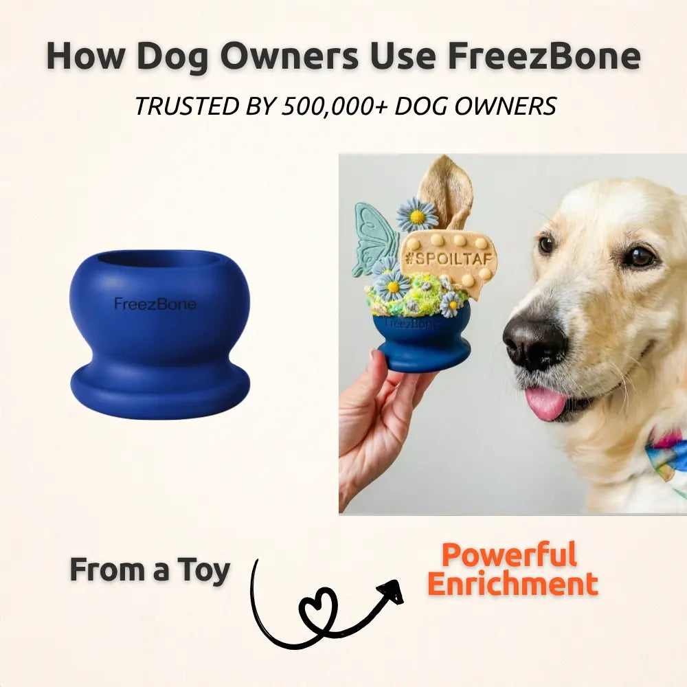 Freezball - Premium Durable Fillable Dog Chew Bone