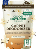 | Carpet Freshener & Deodorizer Powder | 31 Oz Pet Odor Eliminator for Strong Odor & Pet Urine | Fresh Natural Warm Vanilla Scent | Safe for Homes with Pets