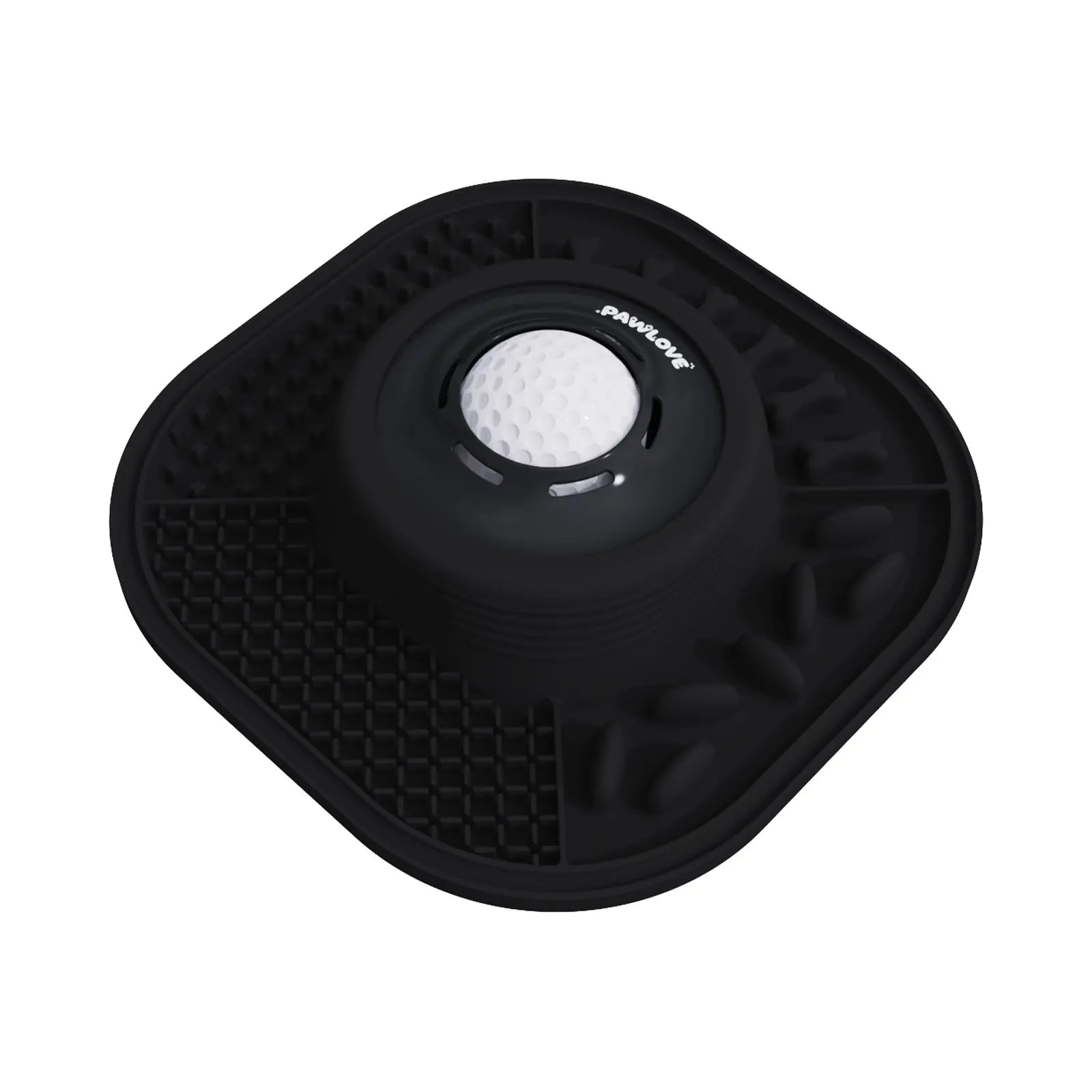 Pawlove Upgraded Slow Feeder Dog Bowl for Liquid Treats with Floating Rolling Ball, Anti-Slip Design for Bone Broth and Yogurt, Ideal for Dogs of All Breeds, Dietary Supplement and Post-Operative Nutrition