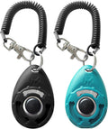 Professional Dog Training Clicker with Wrist Strap and Keyring - Versatile Training Tool for Dogs, Cats, Birds, and Other Pets
