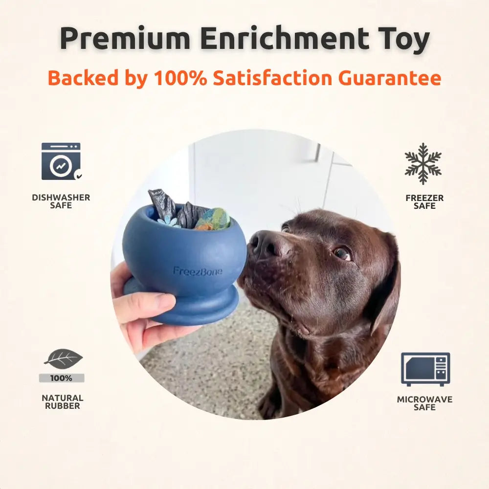 Freezball - Premium Durable Fillable Dog Chew Bone