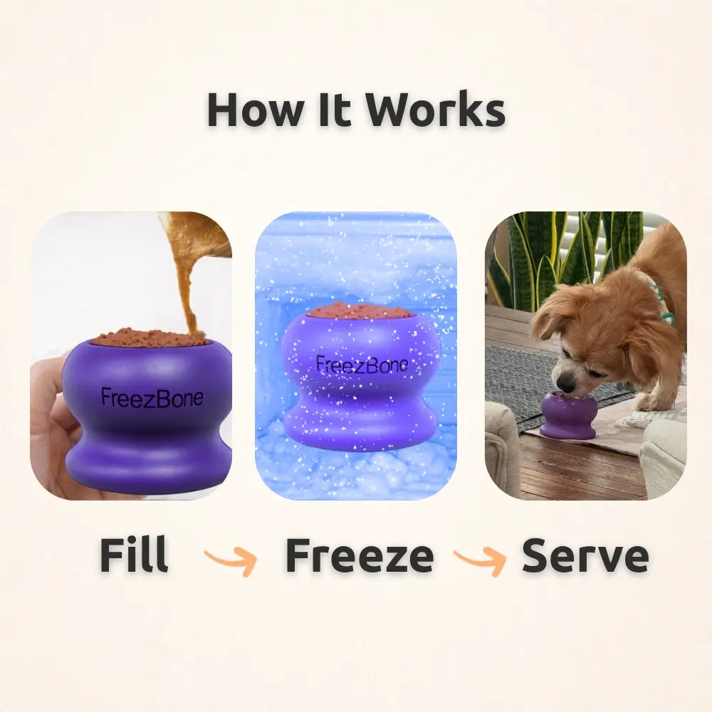 Freezball - Premium Durable Fillable Dog Chew Bone