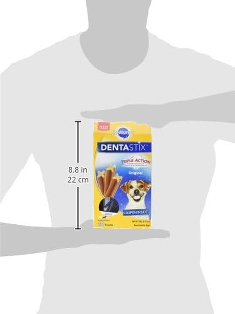 Pedigree DENTASTIX Original Flavor Dental Treats for Small to Medium Dogs, 5.57 Oz Pack, Set of 7 (70 Total Treats)