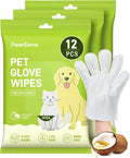 36-Pack Hypoallergenic Pet Wipes for Dogs, Cats, and Small Animals | No-Rinse Deodorizing Wipes for Paws, Butt, Eyes, and Ears | Effective Stain and Odor Cleanup for Travel and Between Baths