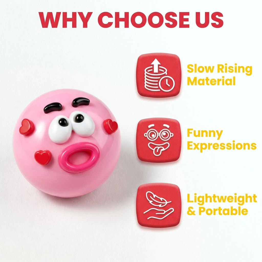 Smushers Interchangeable Squishy Dog Face Fidget Toys - Soft, Moldable, Slow-Rise Sensory Stress Relief for Tactile Play