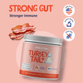 Fifth and Fido Turkey Tail+ Grain-Free Dog Food Topper - Bacon Flavor, Limited Ingredient Supplement with Probiotics for Puppies, 100 Servings, Supports Immune and Gut Health, Aids Lipomas, Natural Allergy Relief
