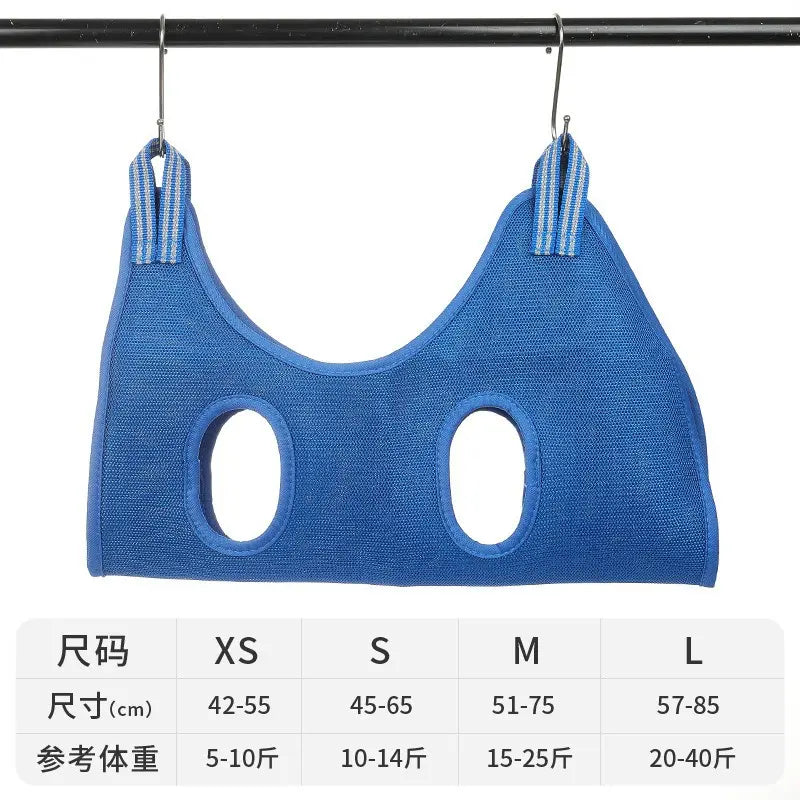 Multifunctional Pet Grooming Hammock for Dogs and Cats - Bathing and Nail Restraint Accessory for Grooming Tasks