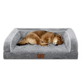 Large Dog Orthopedic Sofa Bed, Washable with Removable Cover, Waterproof Design and Nonslip Bottom, High Bolster Support