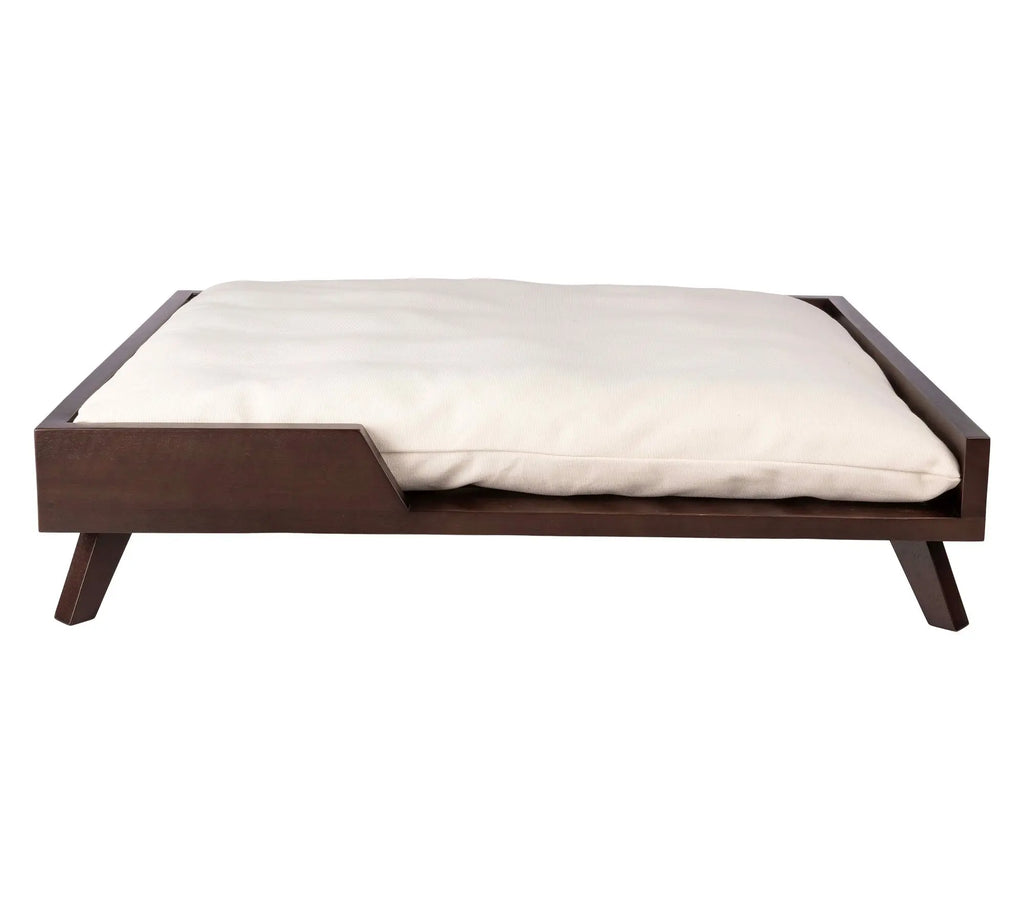 Petmaker Elevated Dog Bed with Frame and Plush Cushion