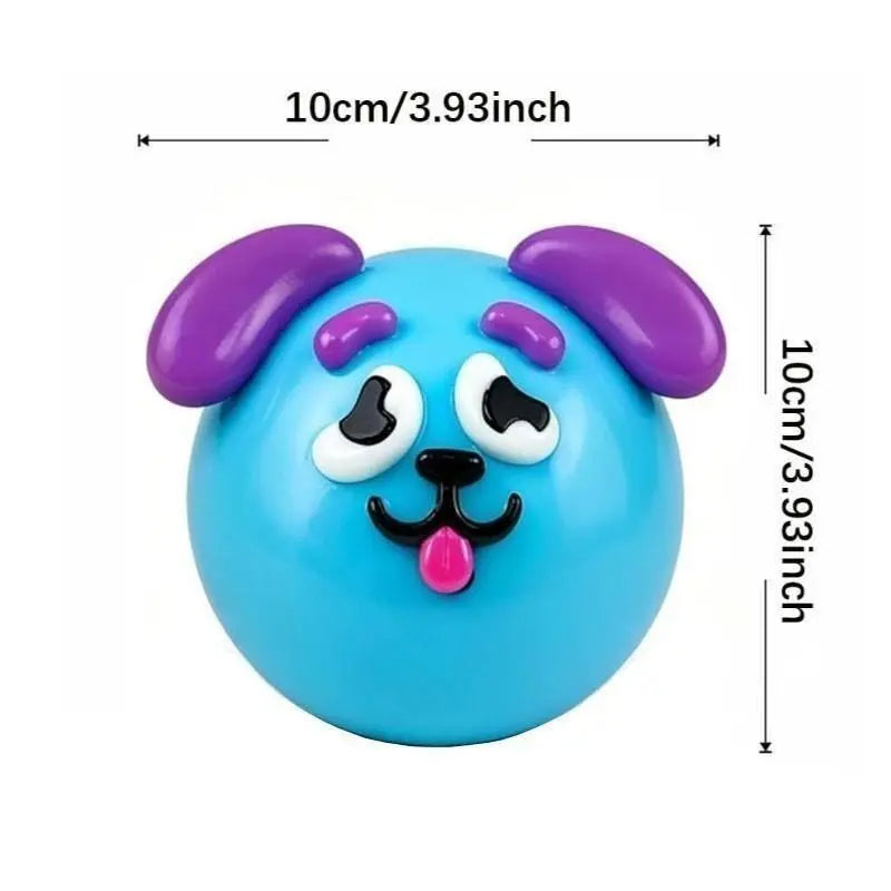Smushers Interchangeable Squishy Dog Face Fidget Toys - Soft, Moldable, Slow-Rise Sensory Stress Relief for Tactile Play