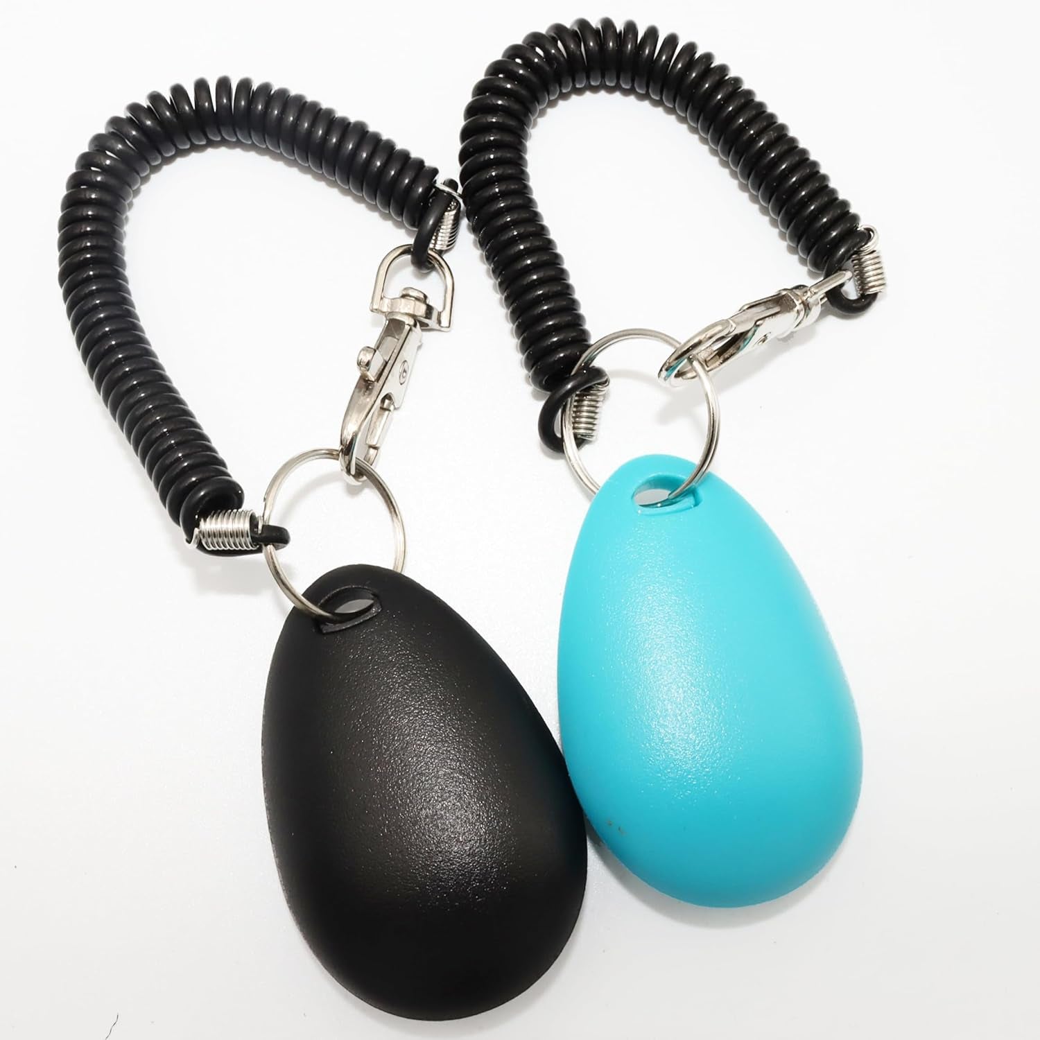 Professional Dog Training Clicker with Wrist Strap and Keyring - Versatile Training Tool for Dogs, Cats, Birds, and Other Pets