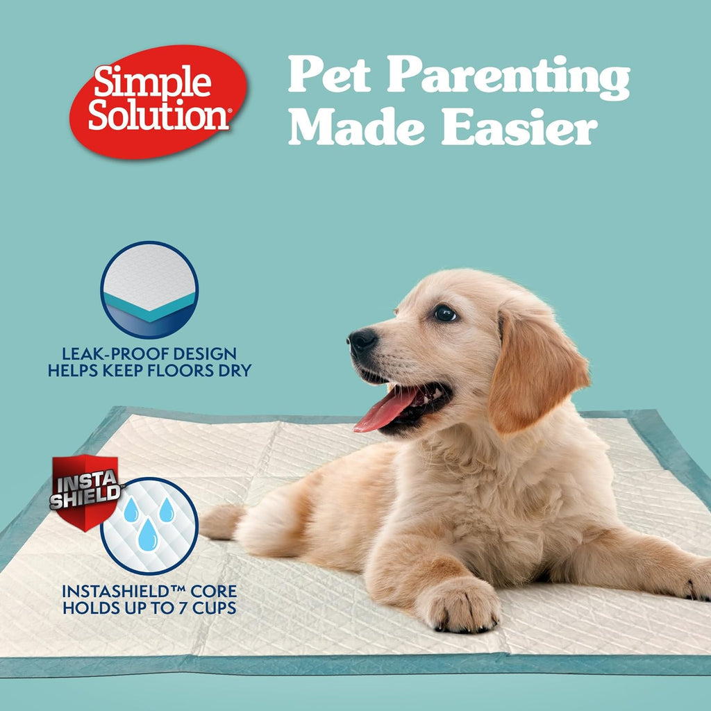 Extra Large Leak-Proof Dog Training Pads, 28" x 30", 100 Count | Disposable Puppy Potty Pads for Housebreaking and Indoor Use, Floor Protection Essentials