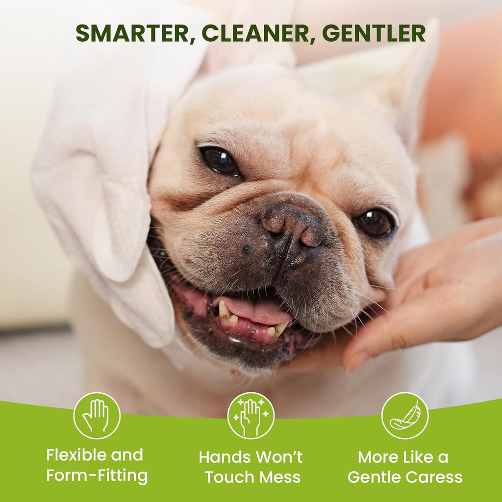 36-Pack Hypoallergenic Pet Wipes for Dogs, Cats, and Small Animals | No-Rinse Deodorizing Wipes for Paws, Butt, Eyes, and Ears | Effective Stain and Odor Cleanup for Travel and Between Baths