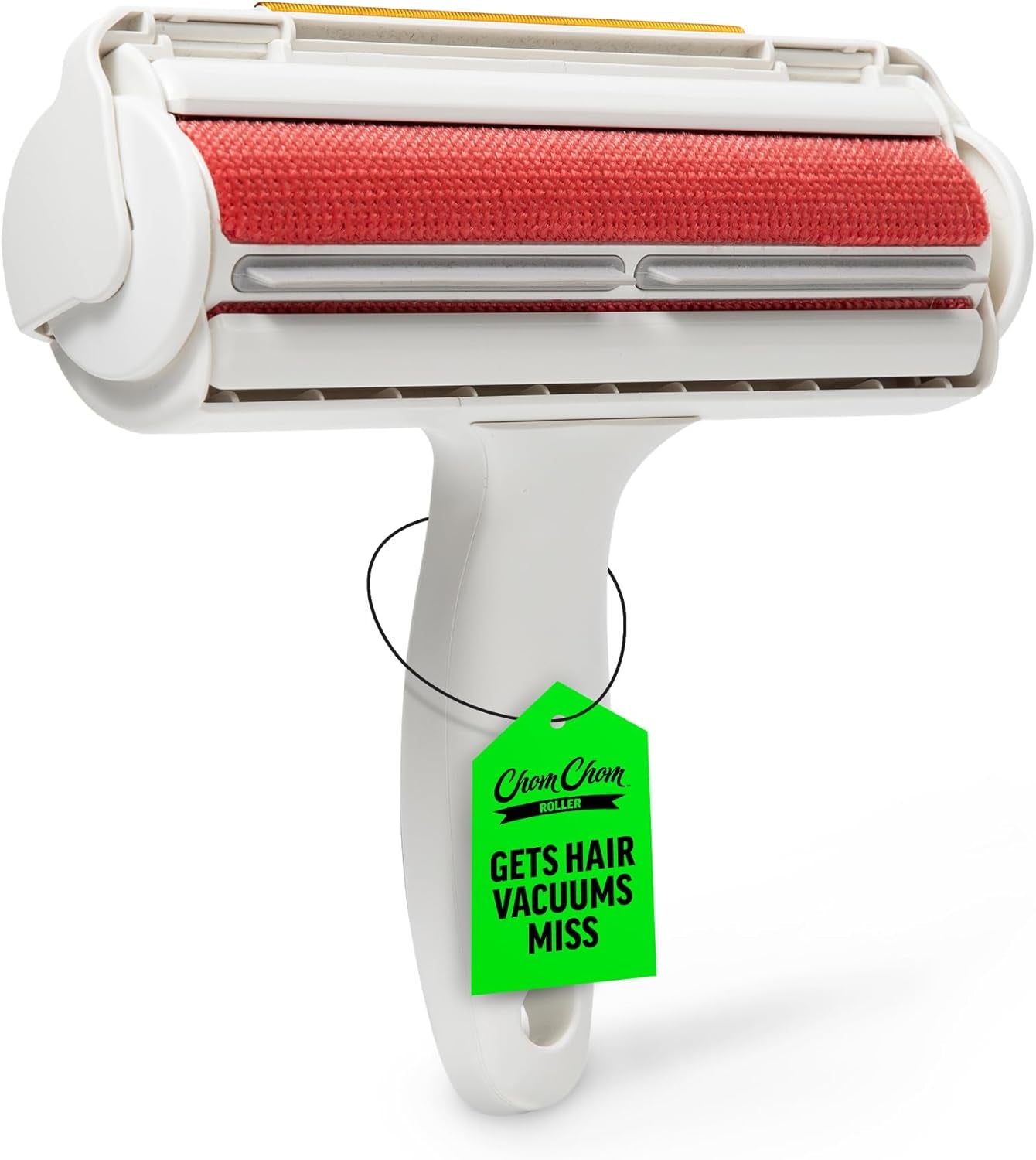 & Rake – Reusable Pet Hair Removal Roller with Rake Attachment for Cat & Dog Fur on Furniture, Couch, Carpet, Car, Rugs, Bedding & More– Portable, Eco-Friendly