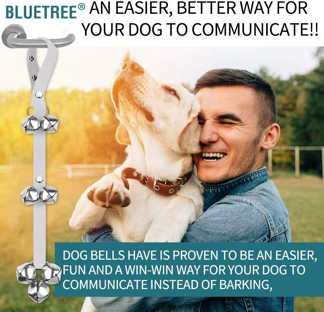 Premium Quality Dog Doorbells for Potty Training - Adjustable Loud 1.4" Extra Large Bells for Easy Puppy Training
